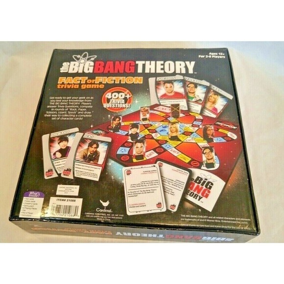 Big Bang Theory Game Trivia Fact or Fiction Open Box Complete - Picture 2 of 3